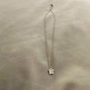 Tiffany & Co 15 in star necklace sterling silver